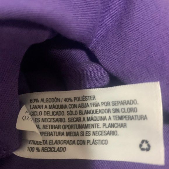 NWT ORIGINAL USE BOXY MOUNTAIN PURPLE LONG SLEEVE HOODED SHIRT SMALL - Picture 11 of 11